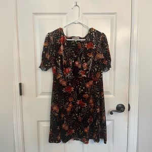 Wonderly Velvet V-Neck Mini Dress, size: women’s M